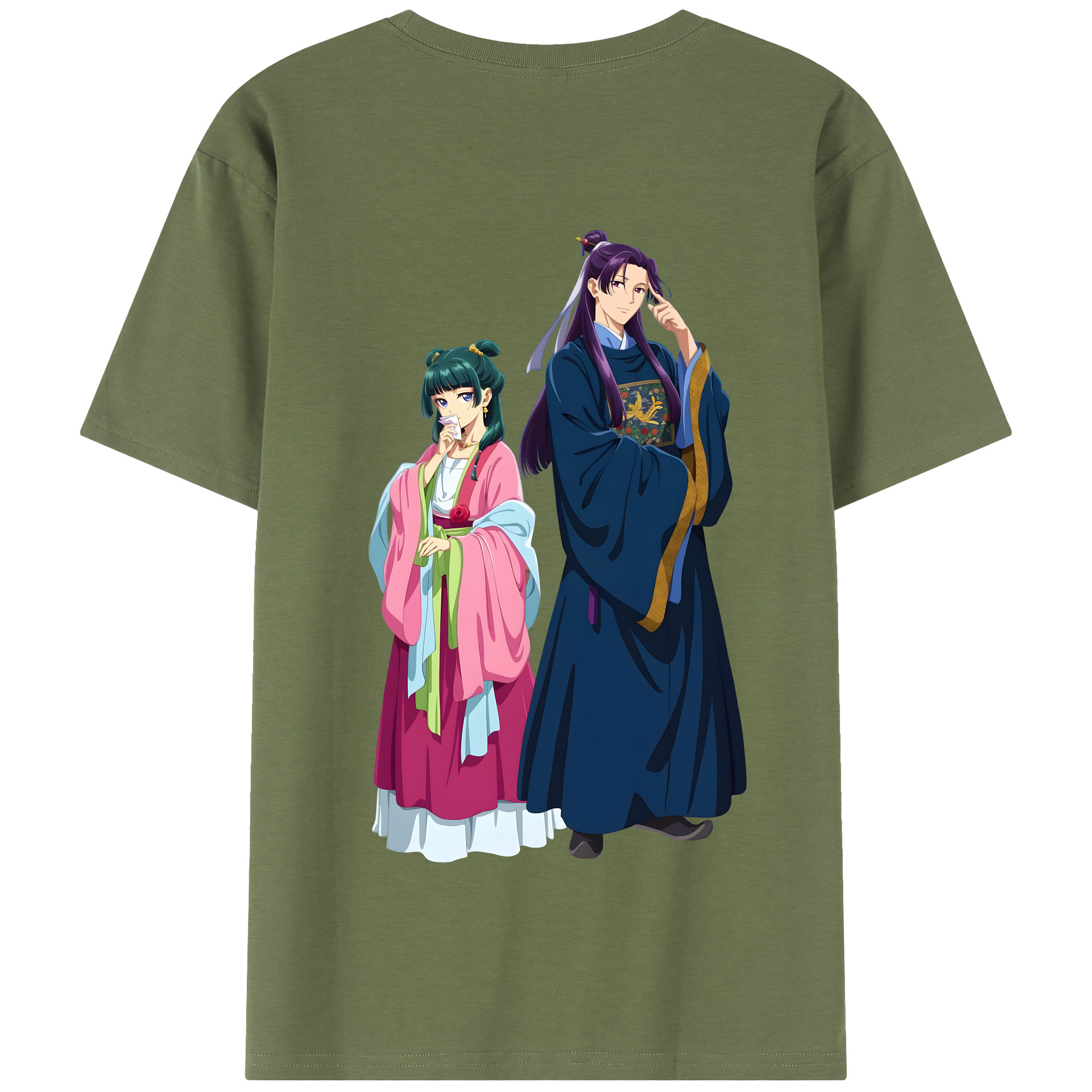 （画像用） 薬屋のひとりごと The Apothecary Diaries 綿100％半袖Tシャツ（背面プリント）